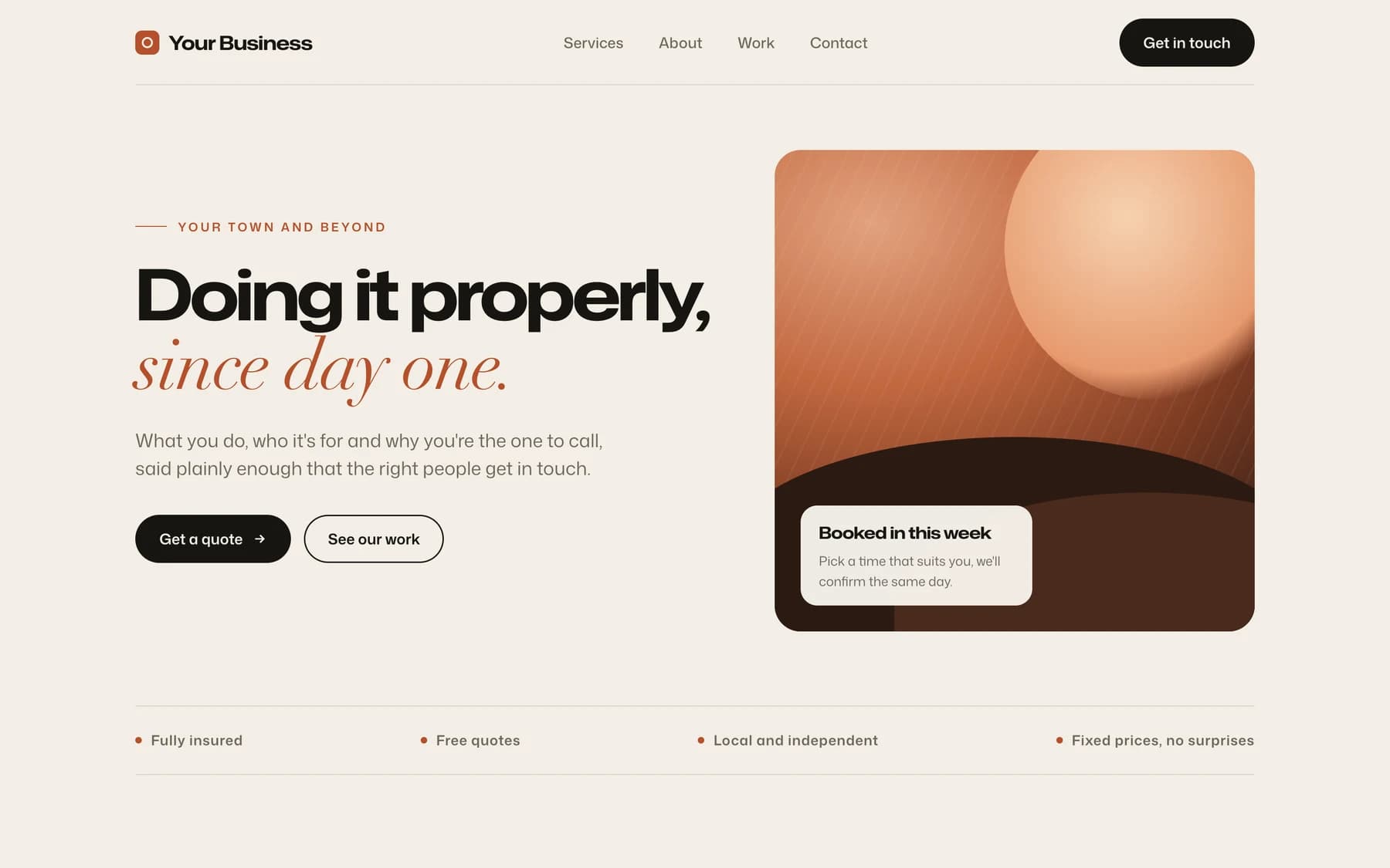 Free Website Concept screen 2