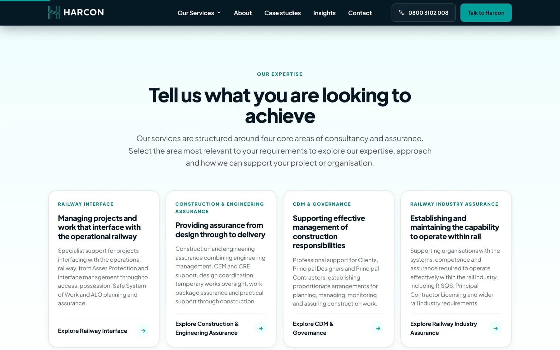 Harcon Solutions screen 2