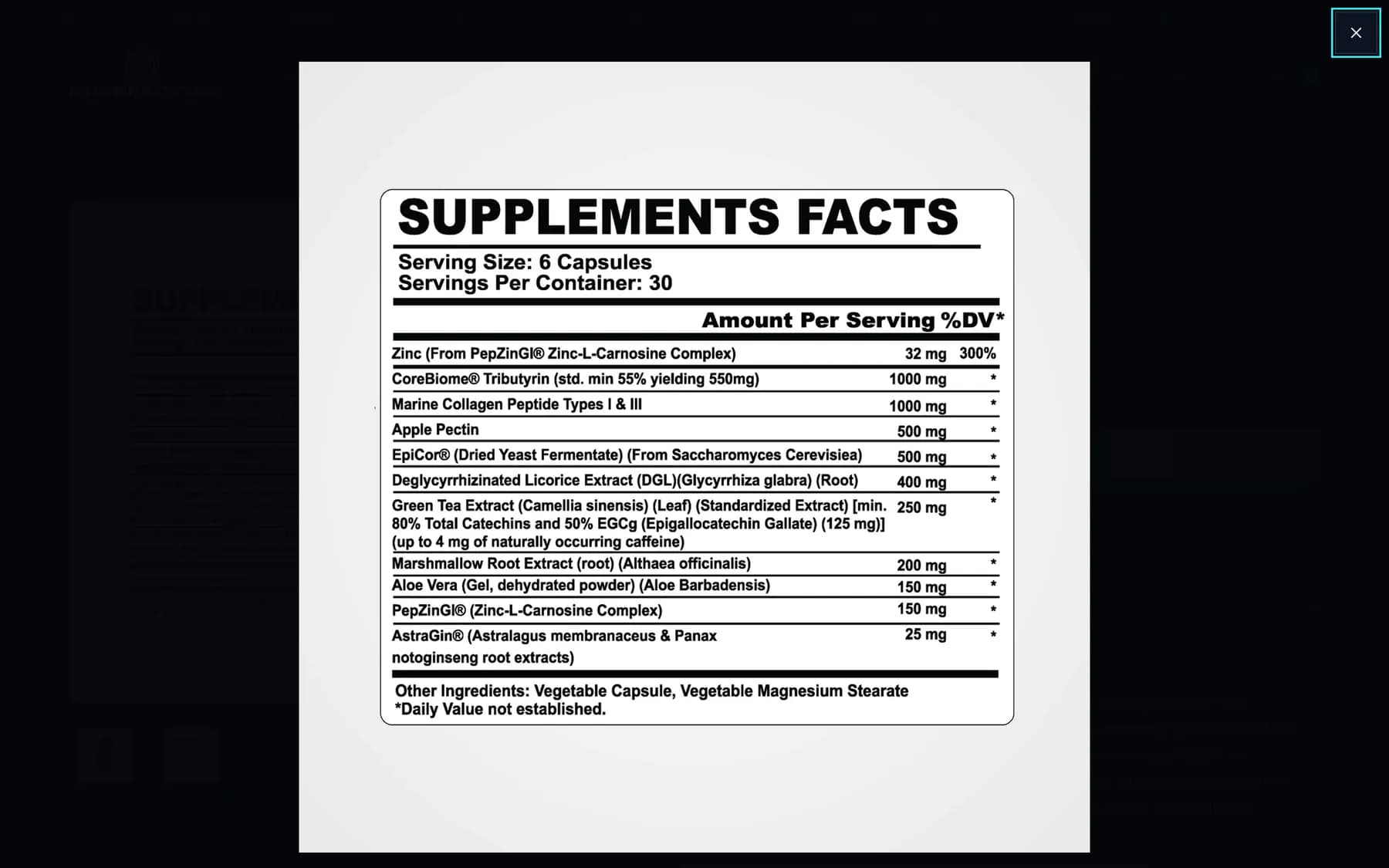 Purefactor Formulations screen 7