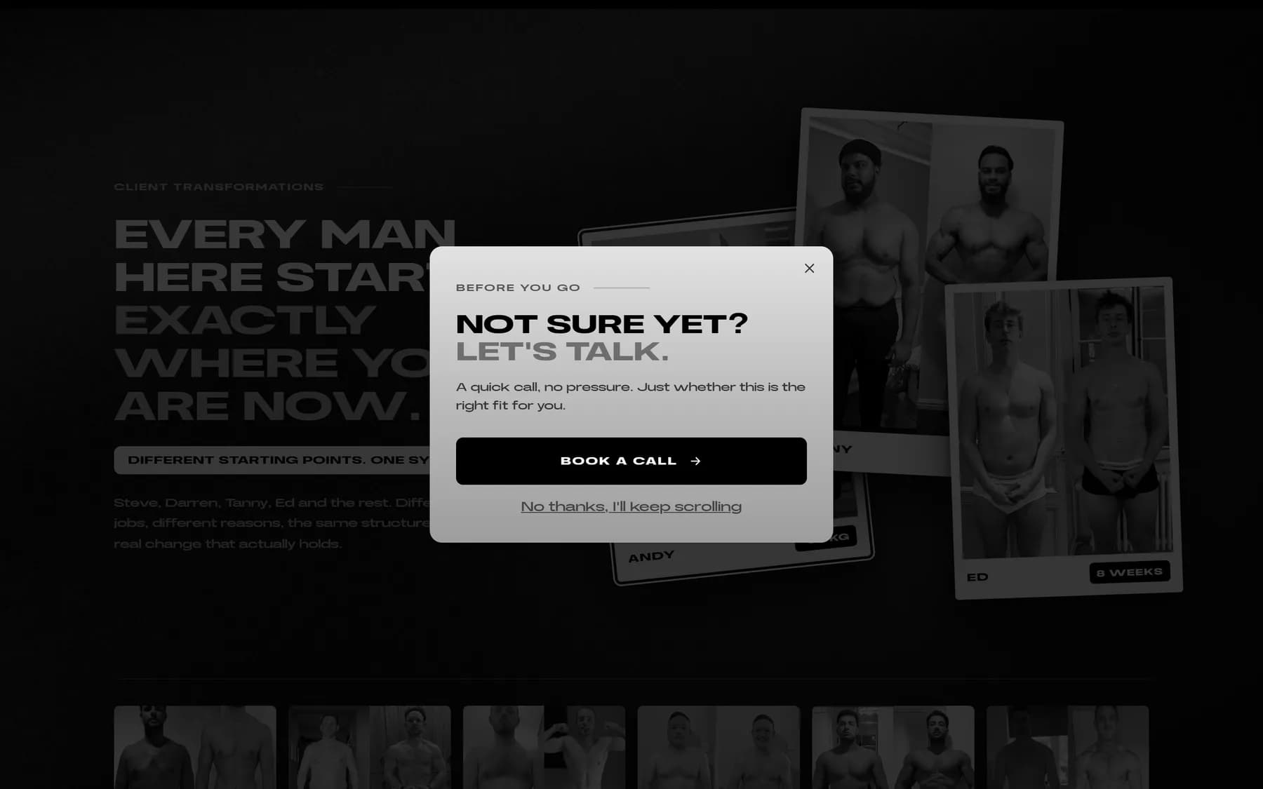 PrimeCore Coaching screen 2